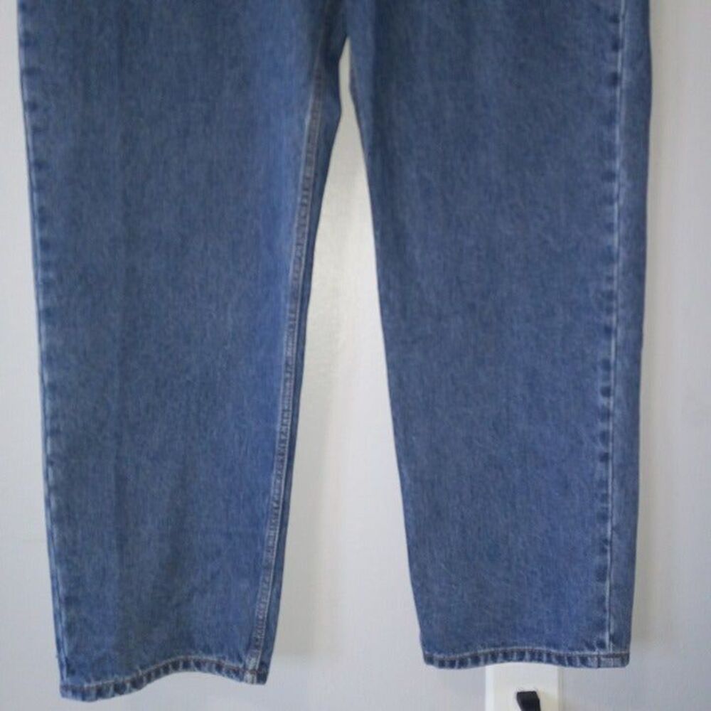 Levis 550 Relaxed Fit Straight Leg Jeans-Size 42x32-Stonewash-Red Tab-Classic - Picture 4 of 10